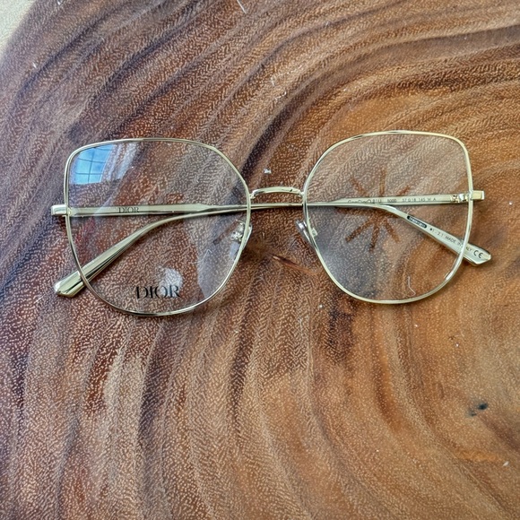 Dior Gold Women's Eyeglasses - Picture 1 of 5